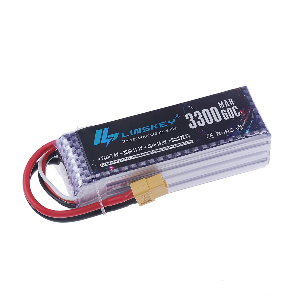 4S LiPo Battery 14.8V 3300mAh  - Drone Racing Battery 评论和价格