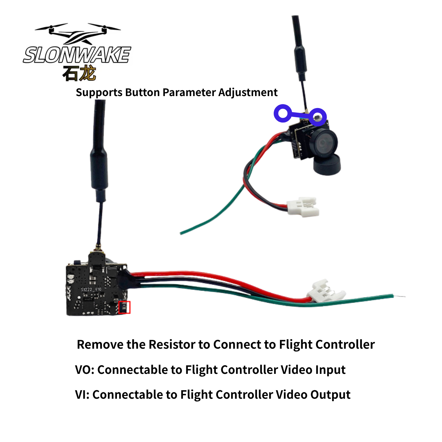 SLONWAKE 5.8G Analog Video Tra - Drone Racing Transmitter 评论和价格