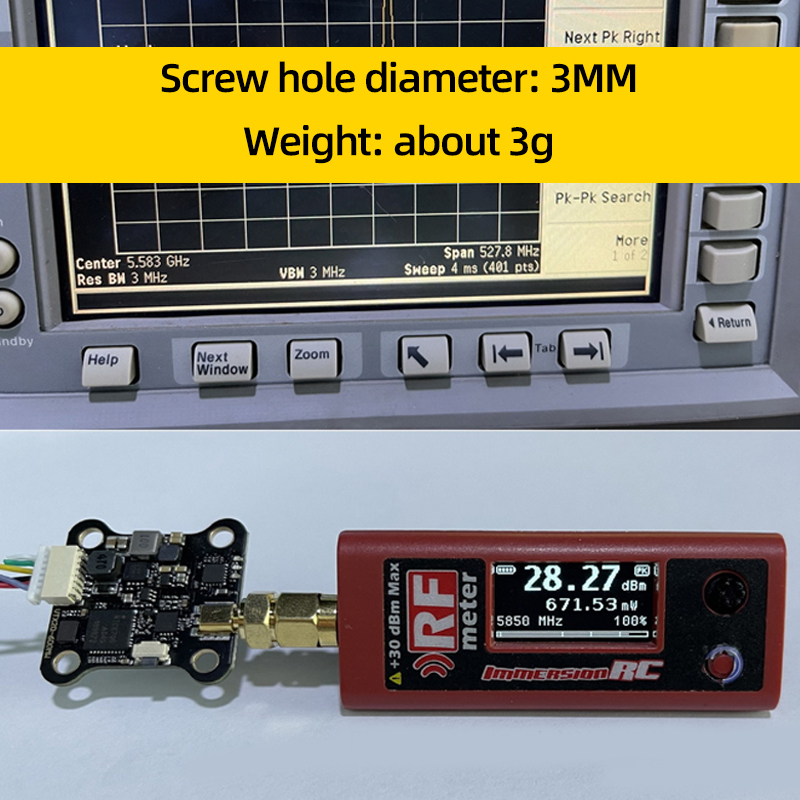 JHEMCU VTX20-600 5.8G 40CH FPV - Drone Racing Transmitter 评论和价格