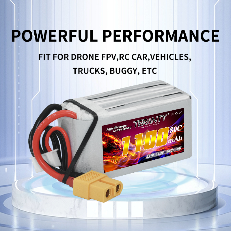 TERANTY 4S 1100mAh 80C/160C Li - Drone Racing Battery 评论和价格