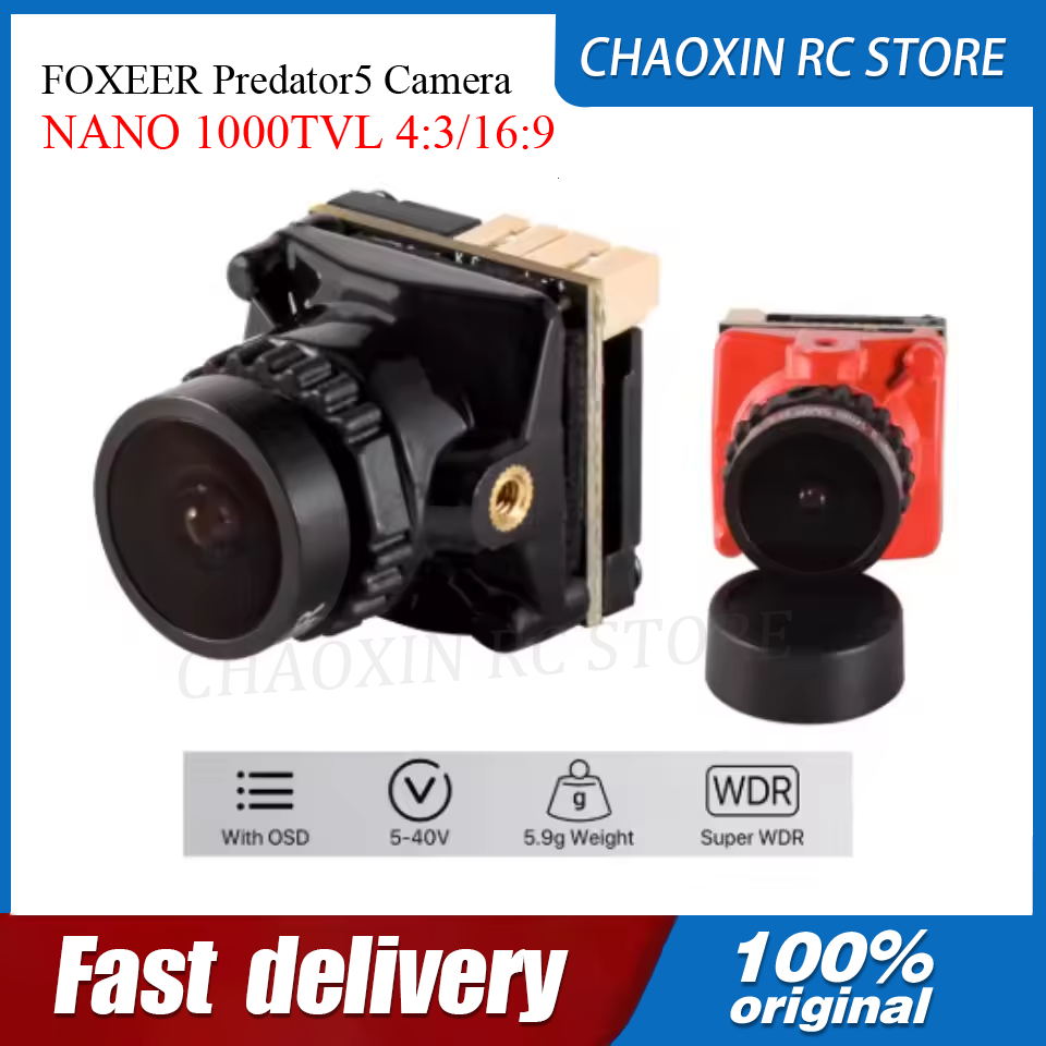 FOXEER Predator5 Camera NANO 1 - Drone Racing Battery 评论和价格