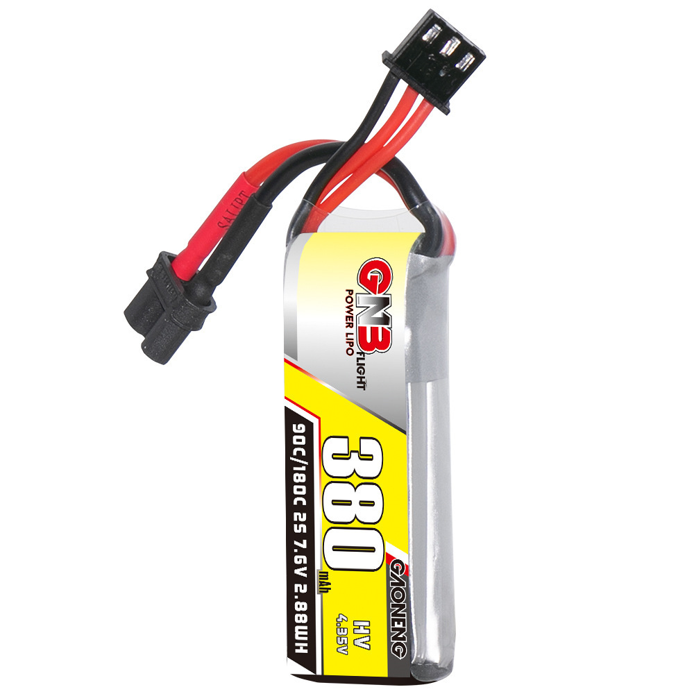 GNB 2S 7.6V 380mAh 90C/180C Li - Drone Racing Battery 评论和价格