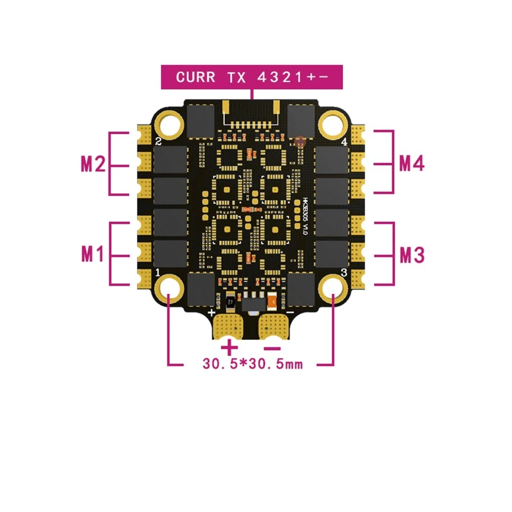 HAKRC 60A Blheli_32 2-6S 4 In  - Drone Racing Esc 评论和价格