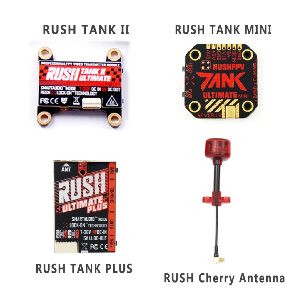 RUSH TANK Ultimate II/Mini/PLU - Drone Racing Transmitter 评论和价格