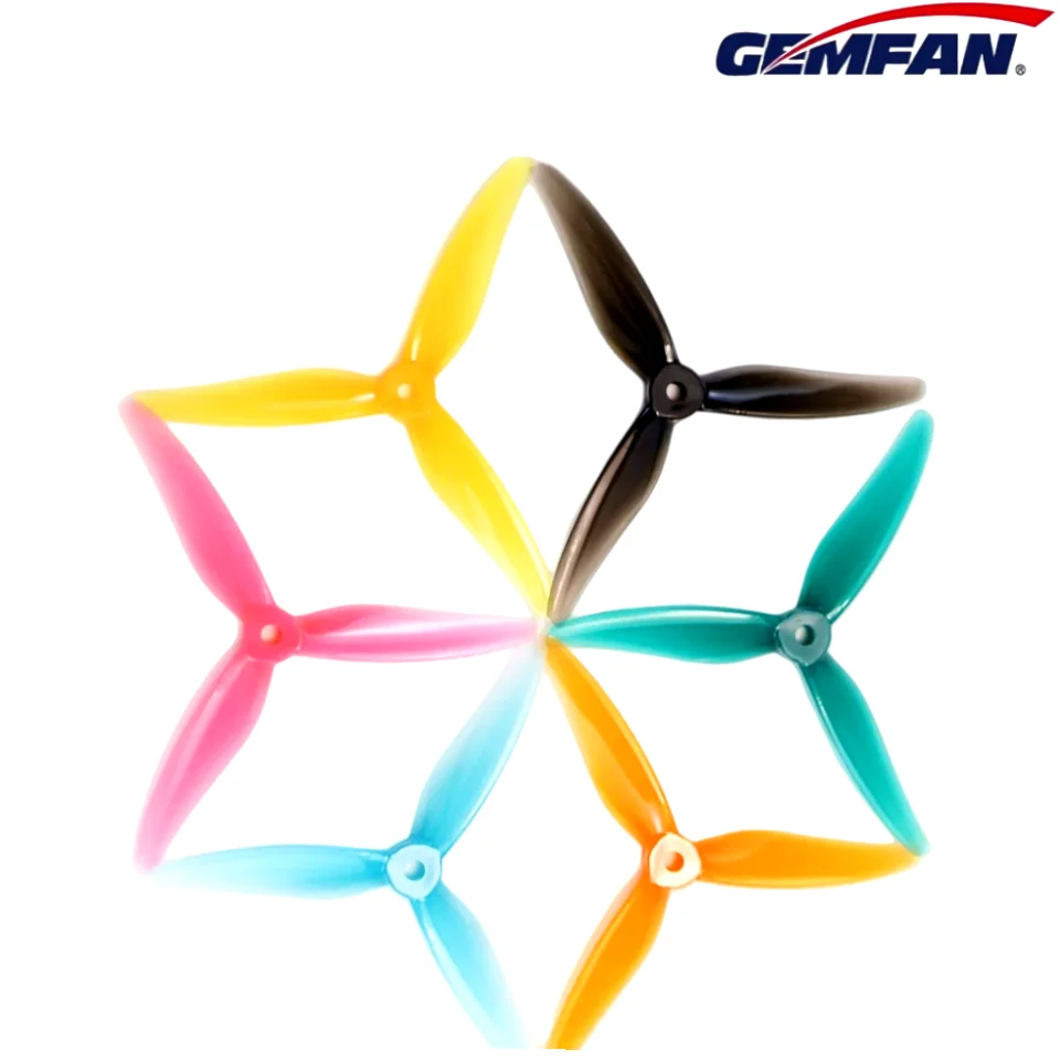 New 2-12 Pairs Gemfan 51466 5i - Drone Racing Propeller 评论和价格